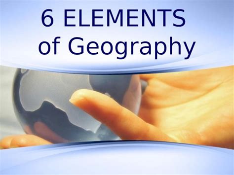 Geography Standard 16 .